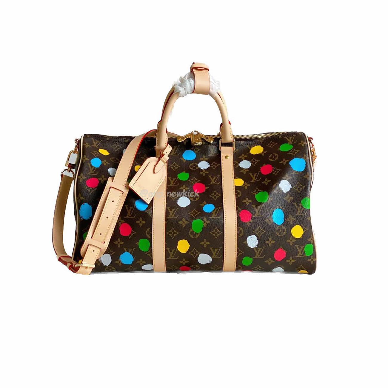 Louis Vuitton Keepall Bandouliere Monogram 50 Navy Duffel Bag (65) - www.newkick.vip